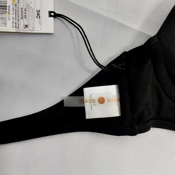 Shade & Shore Tropical Embroidered Bikini Top - Picture 7 of 12